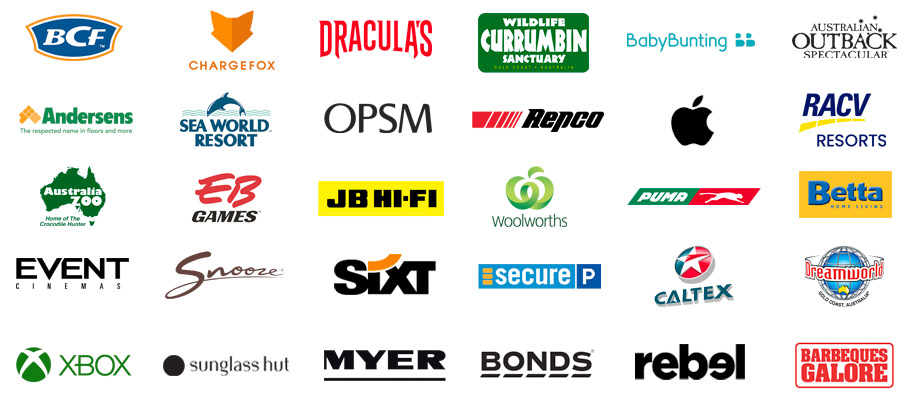 RACQ Benefit Partner logos