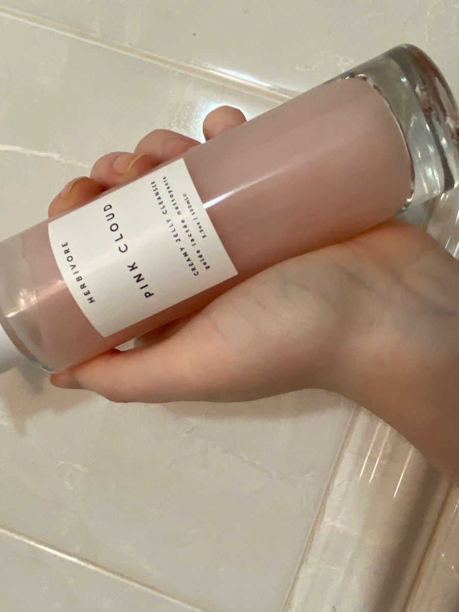 herbivore pink cloud rosewater tremella creamy jelly cleanser review