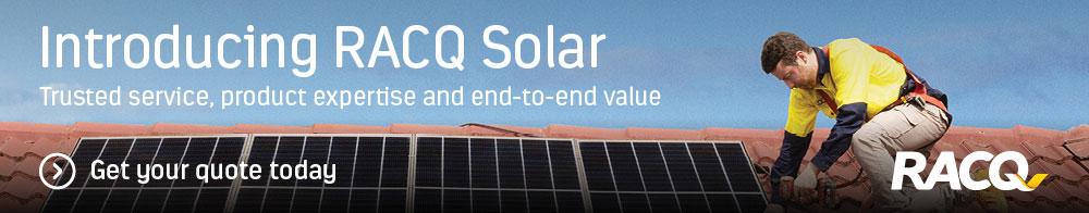 RACQ Solar banner