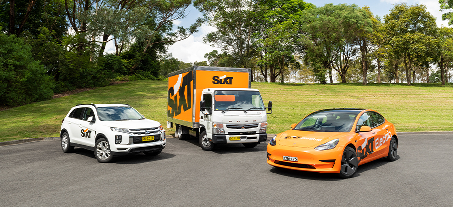 SIXT Competition cars lined up 920x420px