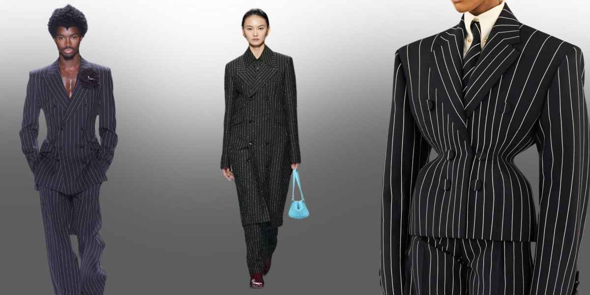 the pinstripe suit