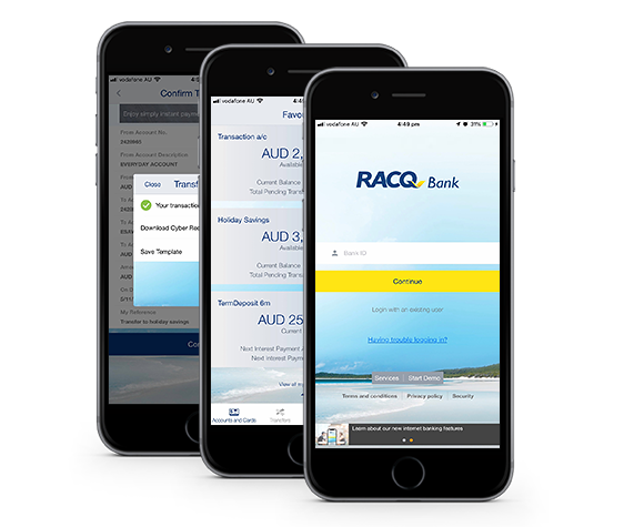 RACQ Bank app